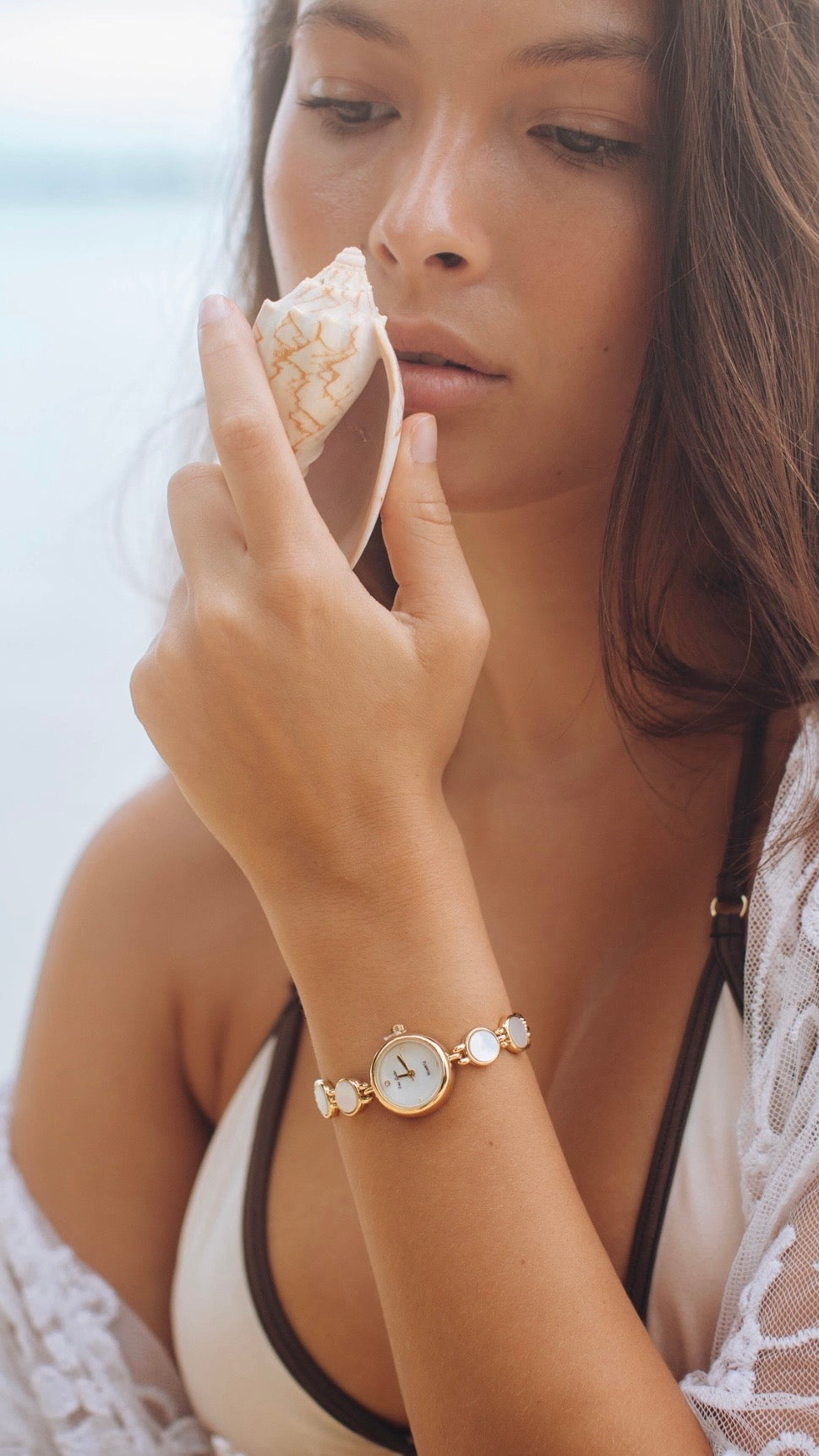 Mother of meatch Watch White